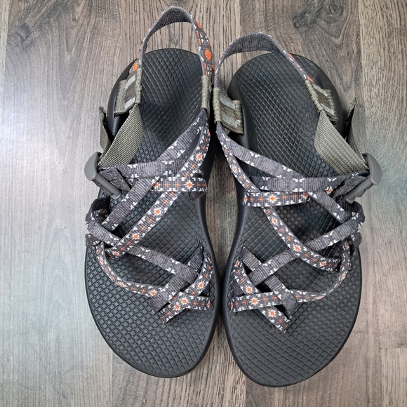 Chacos Golden Creed ZX2 Floral Double Strap Hiking Walking Sandals Size 7 - Picture 5 of 7